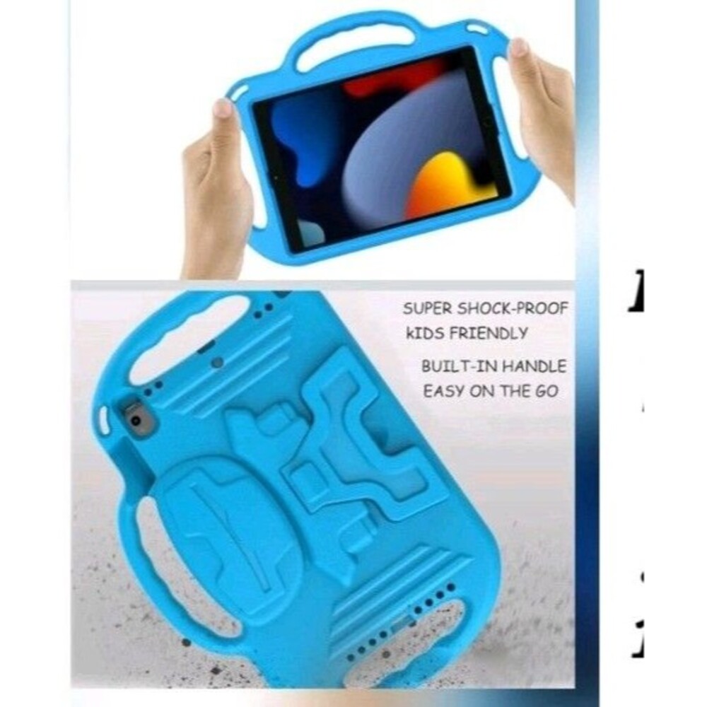 Blue Shockproof Kids Friendly Handle Case for iPad 10.2 (7th/8th/9th Gen)